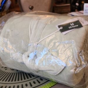 Plush Light Green Color Window Panel - Soft